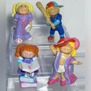 4 Vintage Cabbage Patch Kids PVC Figurines